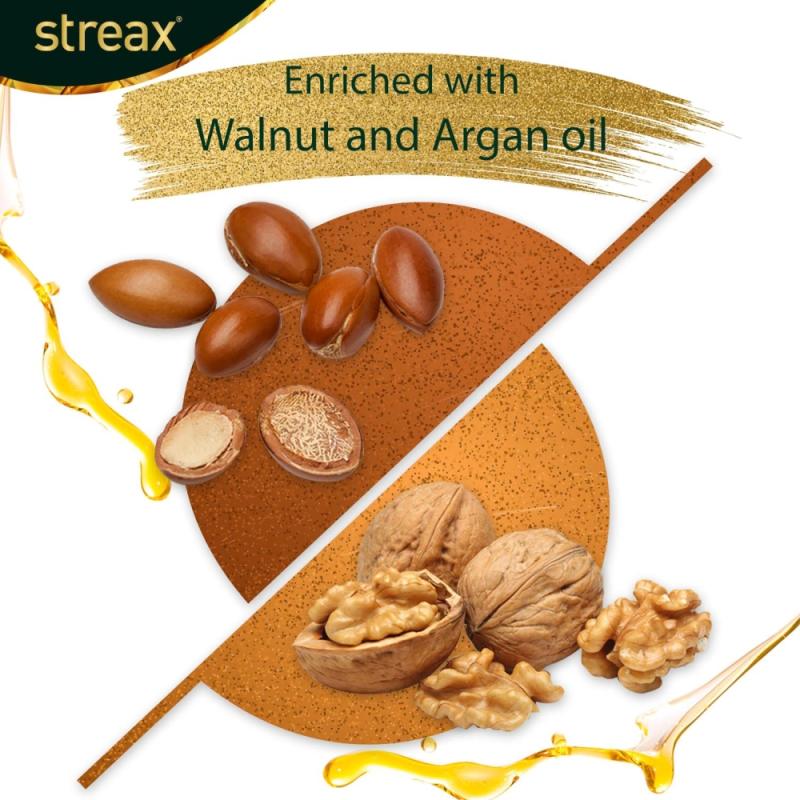 Streax Creme Hair Colour - (1  Natural Black) - 120 ml