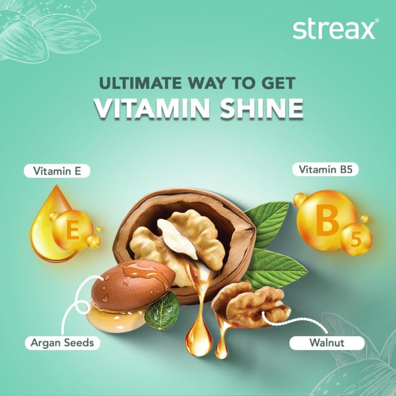 Streax Creme Hair Colour - (1  Natural Black) - 120 ml