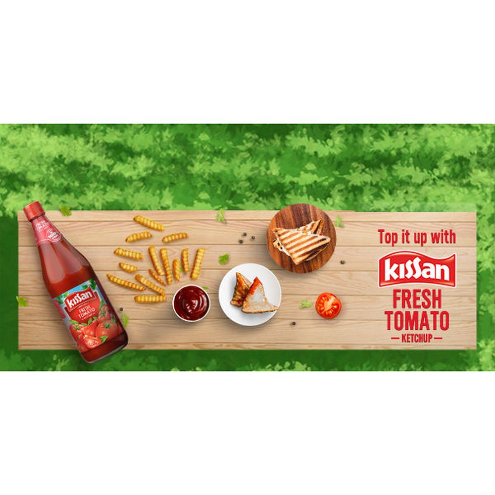 Kissan Fresh Tomato Ketchup (Bottle) - 500 g