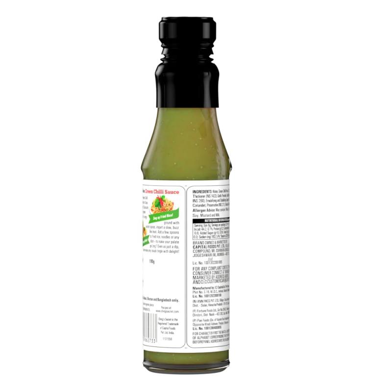 Ching's Secret Green Chilli Sauce (Bottle) - 190 g