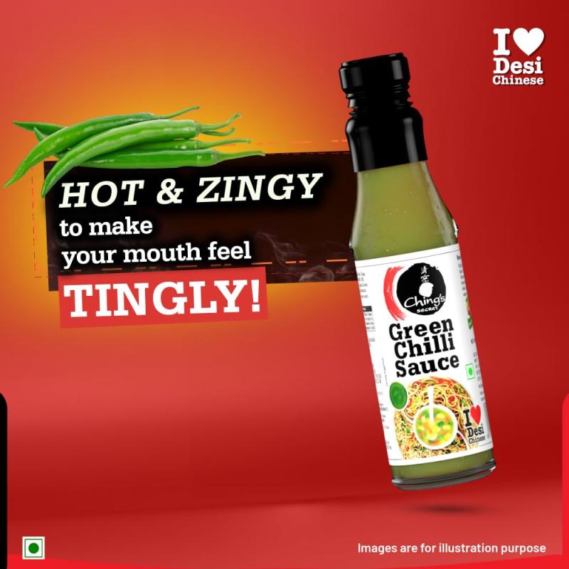 Ching's Secret Green Chilli Sauce (Bottle) - 190 g