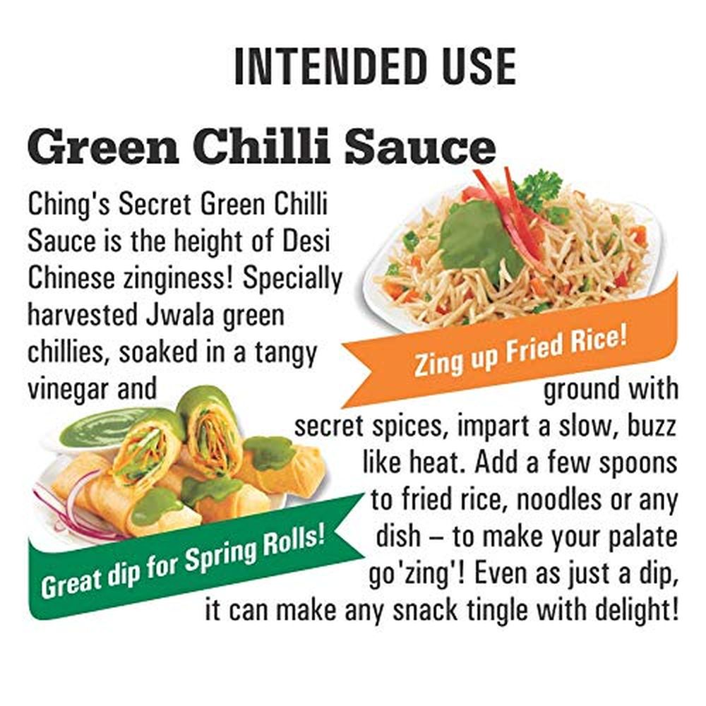 Ching's Secret Green Chilli Sauce (Bottle) - 680 g