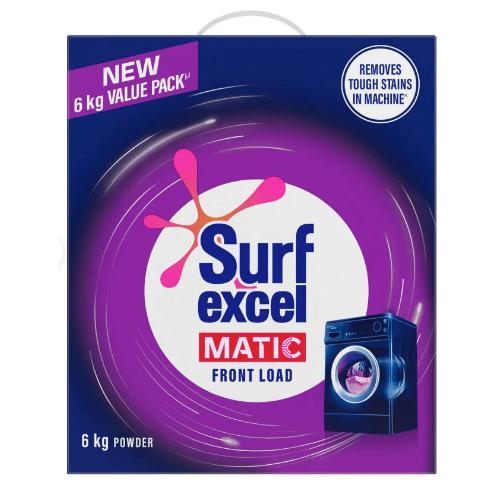 Surf Excel Matic Front Load Detergent Powder - 6 kg