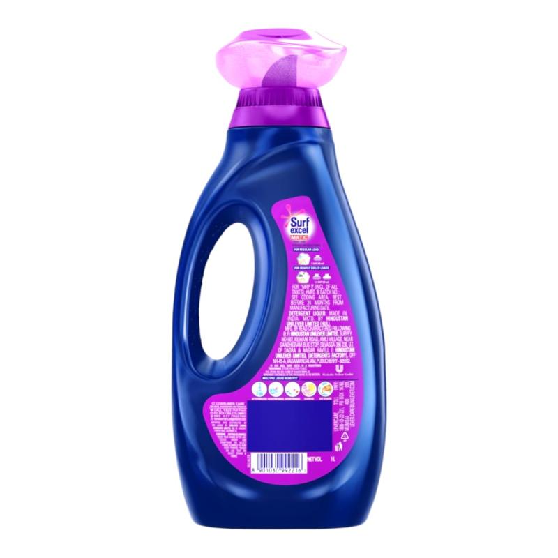 Surf Excel Matic Liquid Detergent Front Load - 1 L (bottle)