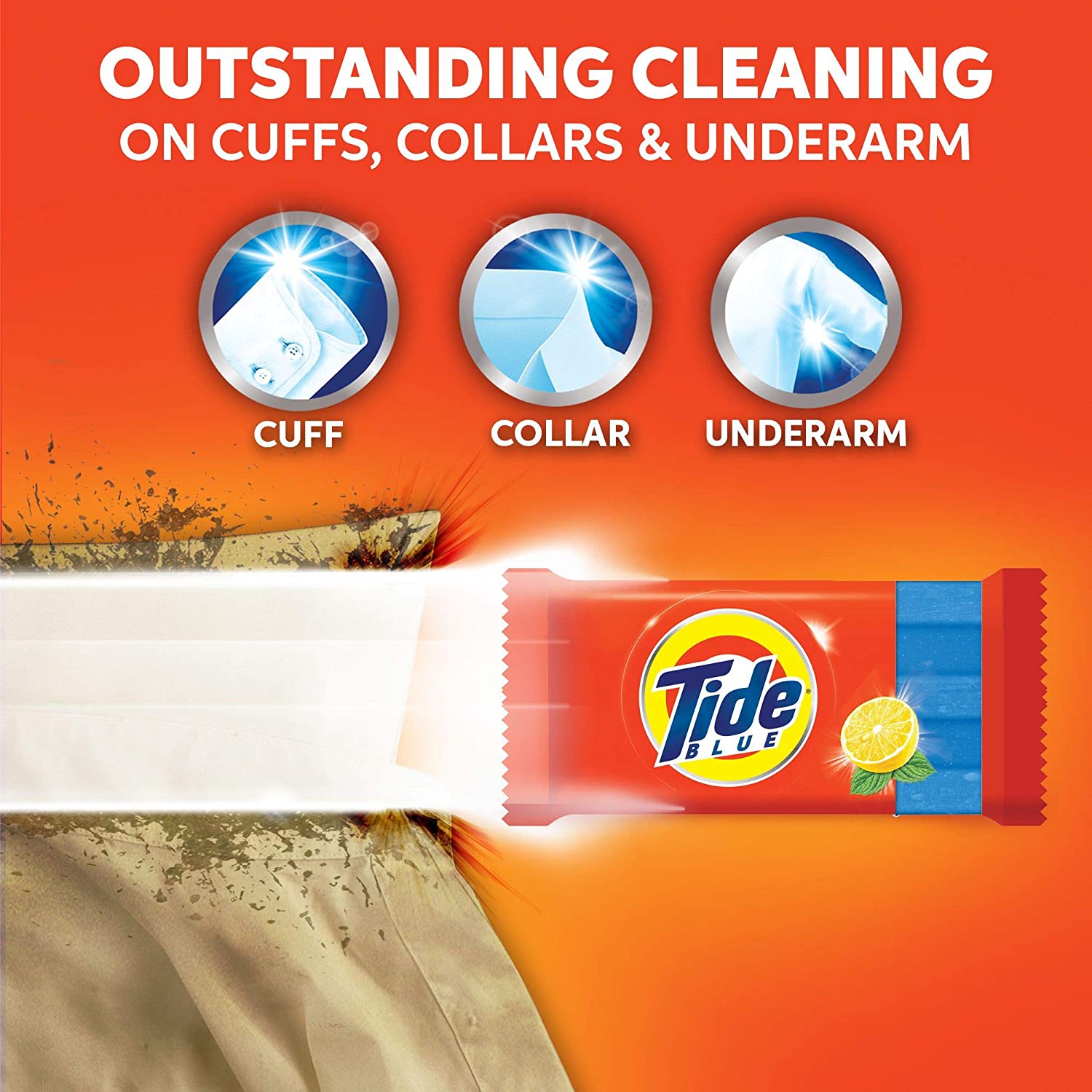 Tide Detergent Bar Soap - Value Pack - 200 g (Pack of 5)