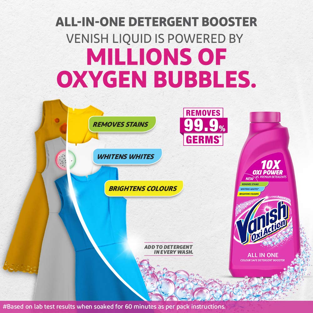 Vanish Oxi Action Liquid Detergent Booster - 400 ml