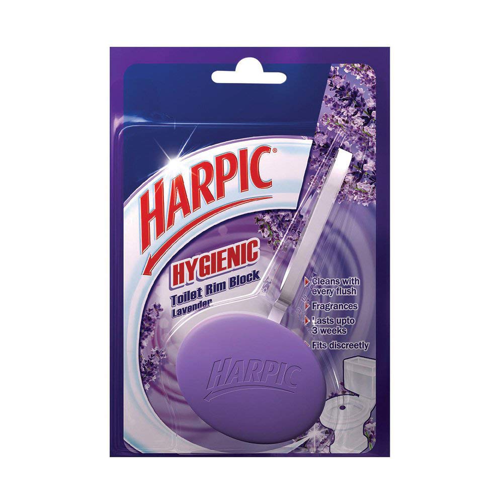 Harpic Hygienic Toilet Rim Block - Lavender - 26 g