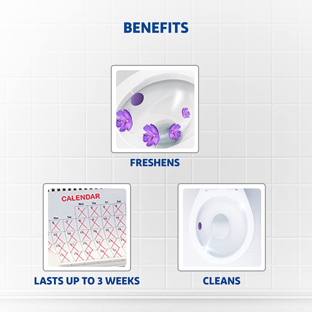 Harpic Hygienic Toilet Rim Block - Lavender - 26 g