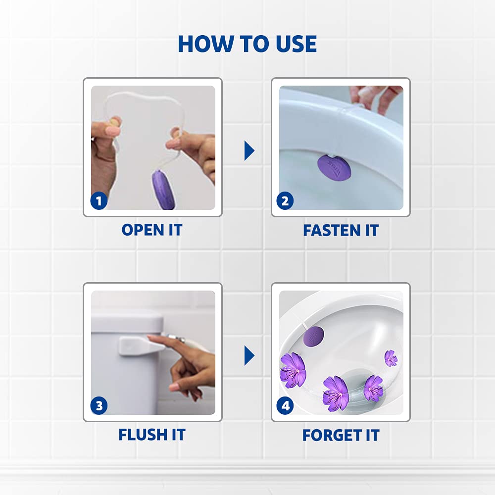 Harpic Hygienic Toilet Rim Block - Lavender - 26 g
