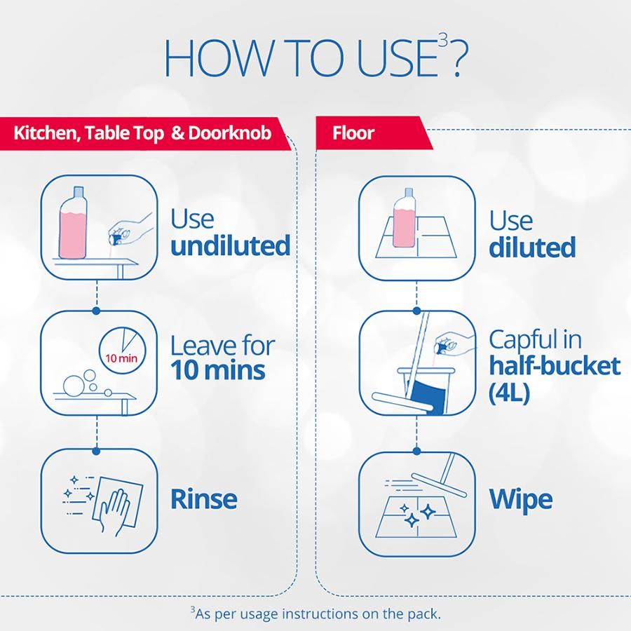 Lizol Floor Cleaner Liquid - Floral - 500 ml