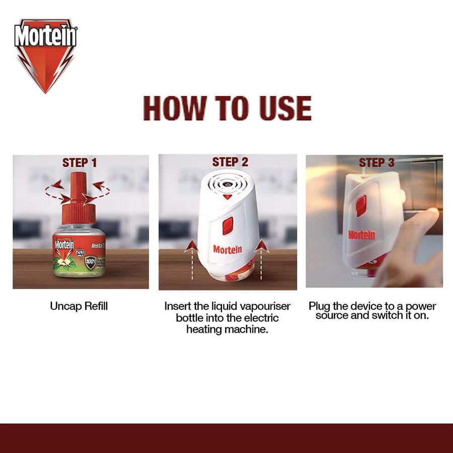 Mortein Insta (Machine + Refill) - 45 ml