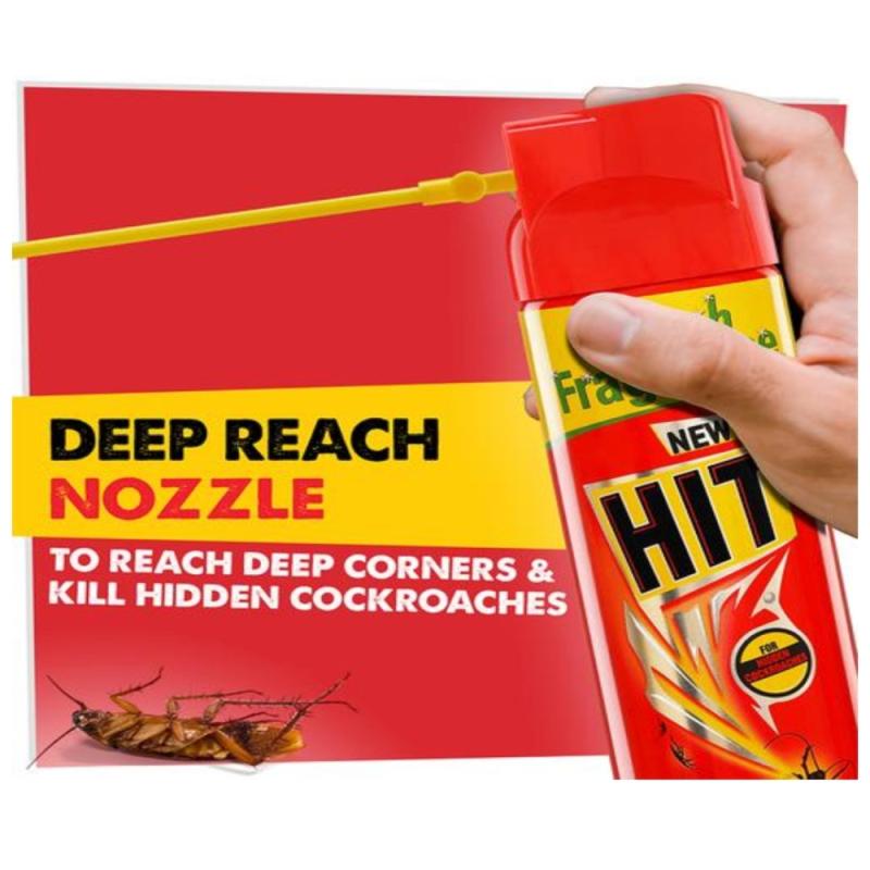 HIT Cockroach Killer Spray (Red) - 200 ml