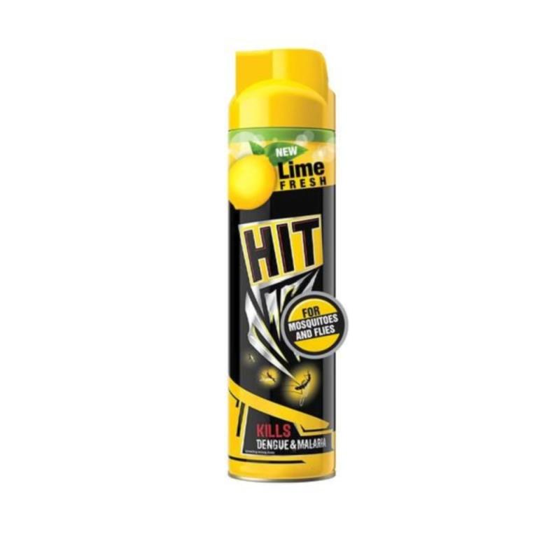 HIT Mosquito & Fly Killer Spray (Yellow) - Lime Fragrance - 200 ml