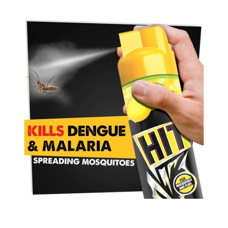 HIT Mosquito & Fly Killer Spray (Yellow) - Lime Fragrance - 200 ml