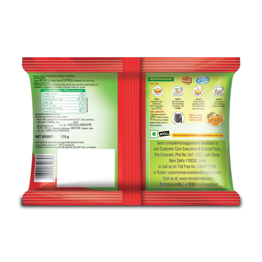 McCain Smiles - 175 g