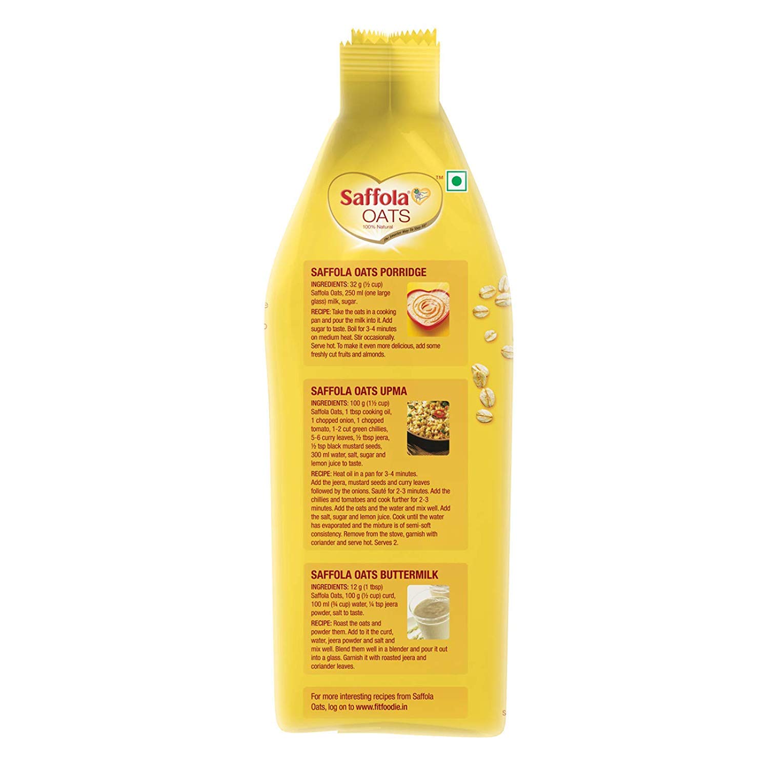 Saffola Natural Oats - 500 g