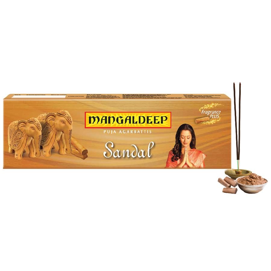 Mangaldeep Sandal Agarbatti - 76 sticks - 1 PCS
