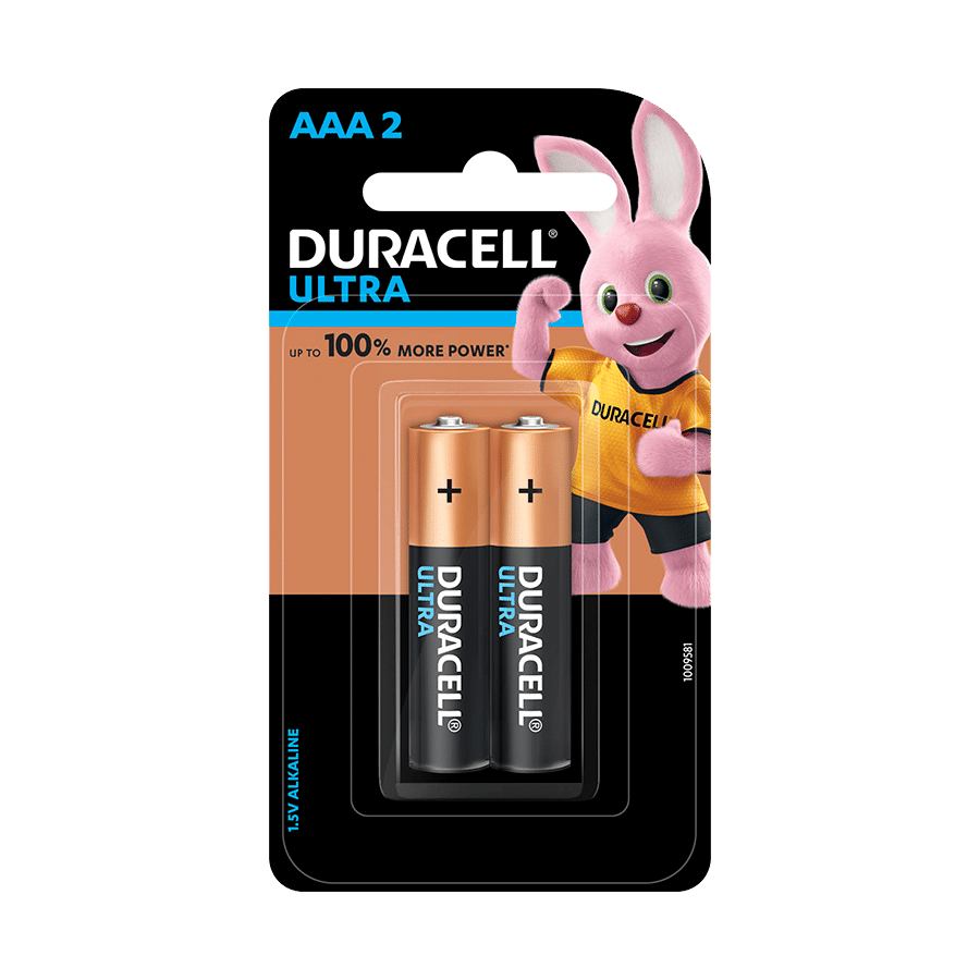 Duracell Ultra-Alkaline Battery AAA - 2 PCS