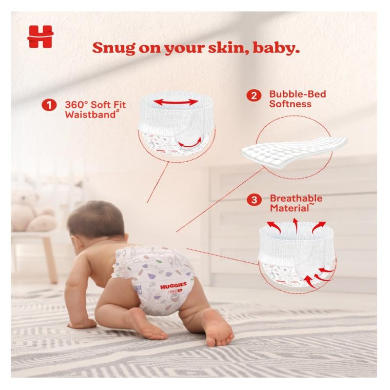Huggies Wonder Pants Diapers - S - (4 - 8 kg) - 10 pcs