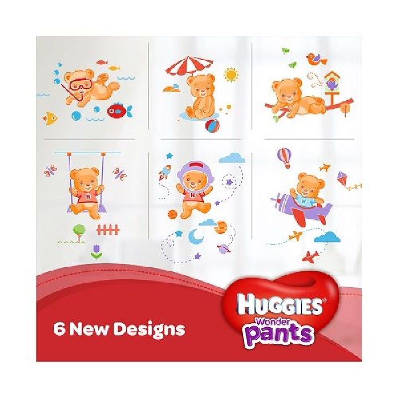 Huggies Wonder Pants Diapers - XL - (12 - 17 kg) - 5 pcs