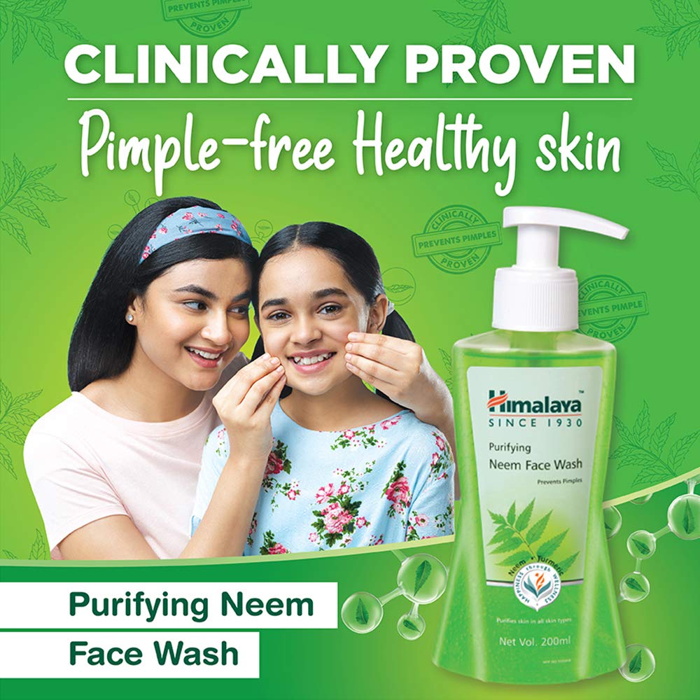 Himalaya Purifying Neem Face Wash-Bottle - 200 ml