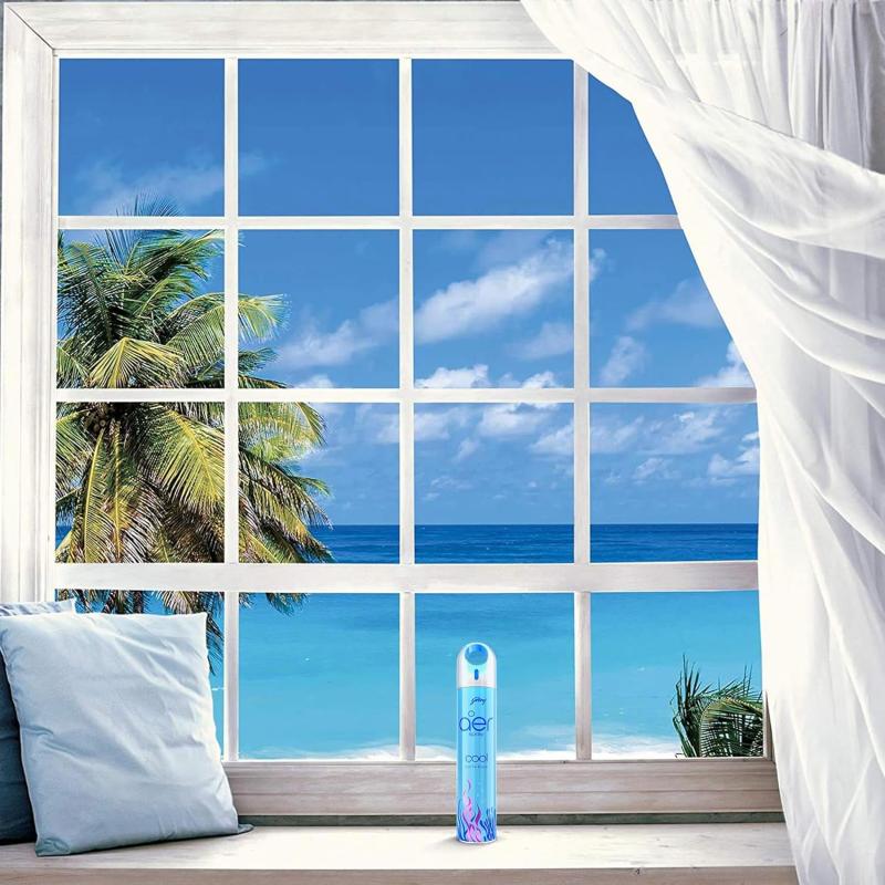 Godrej Aer Spray - Cool Surf Blue - 220 ml