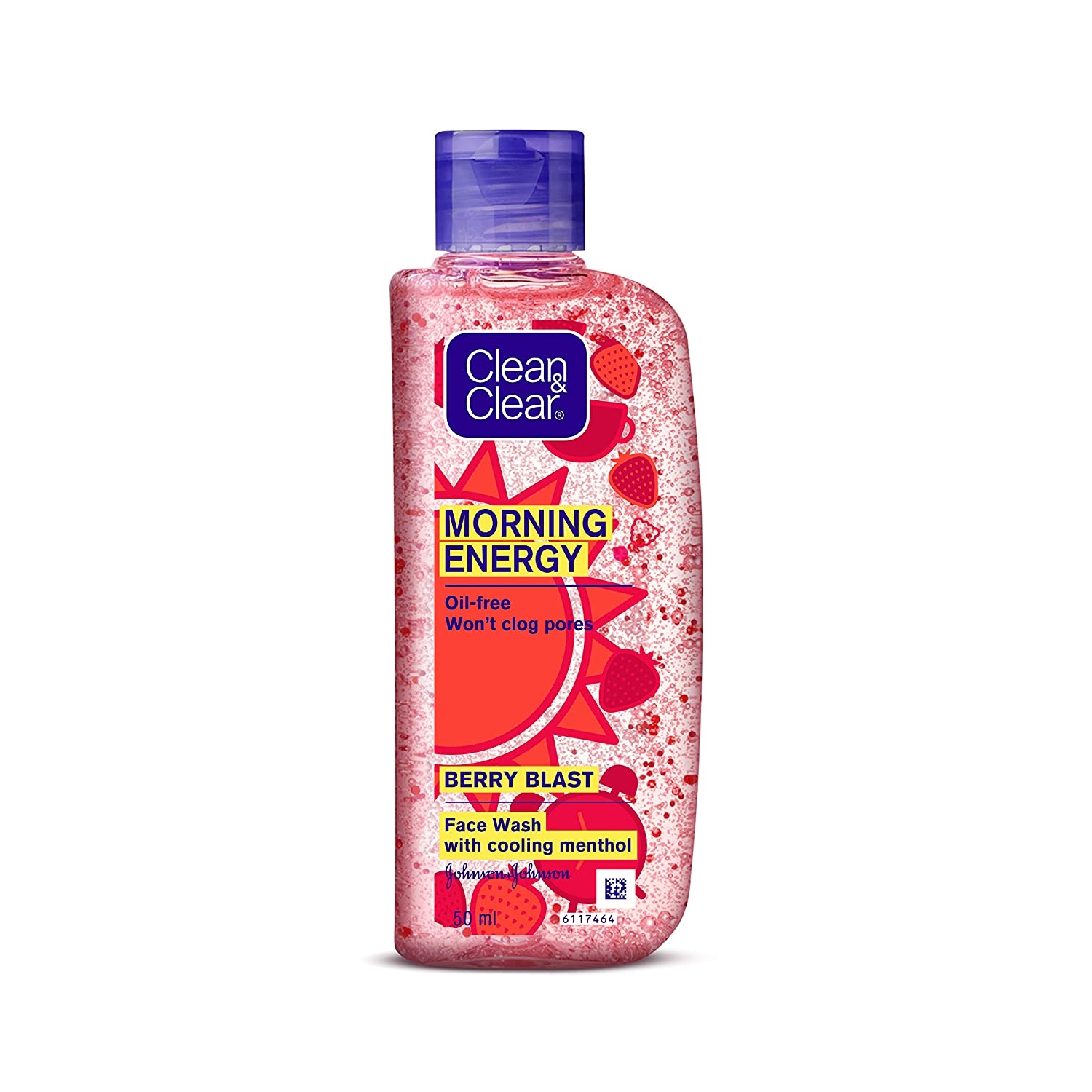 Clean & Clear Morning Energy Berry Blast Face Wash - 50 ml