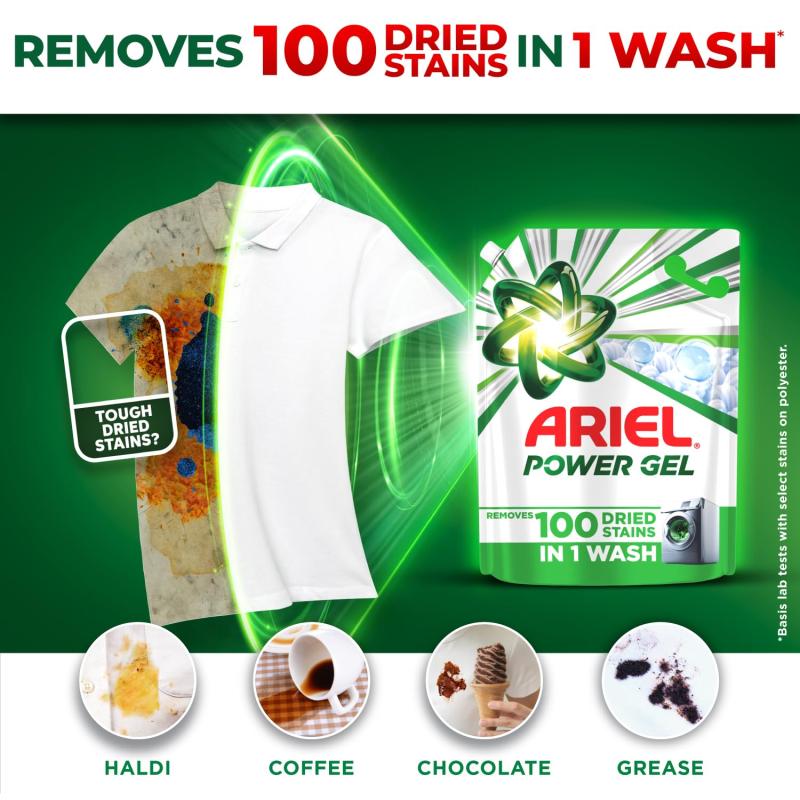 Ariel Power Gel Liquid Detergent - Front Load - 2 kg