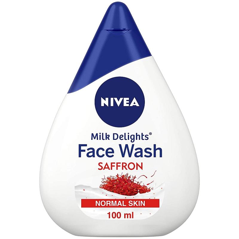 Nivea Milk Delights Face Wash - Saffron - 100 ml