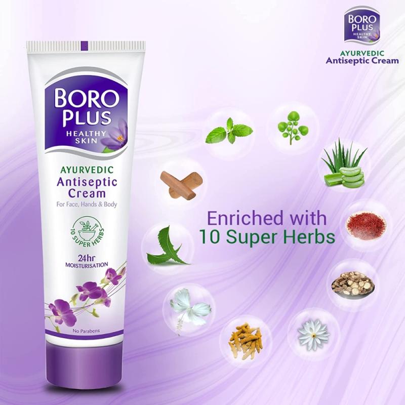 Boro plus Ayurvedic Antiseptic Cream - 80 ml