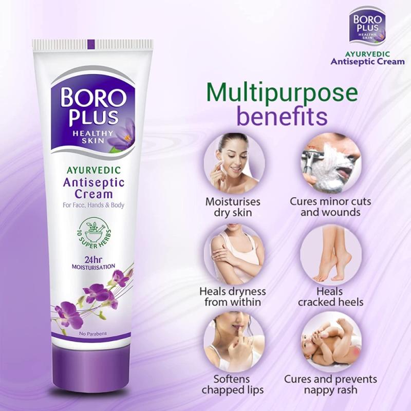 Boro plus Ayurvedic Antiseptic Cream - 80 ml