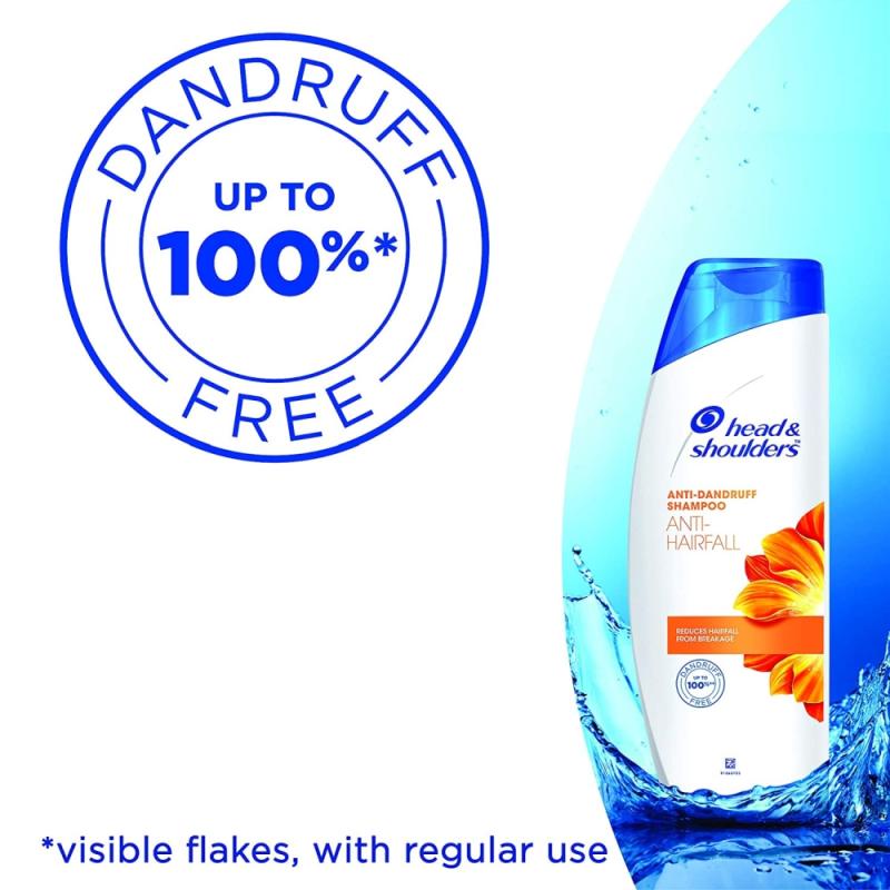 Head & Shoulders Anti-Hairfall & Anti-Dandruff Shampoo - 340 ml