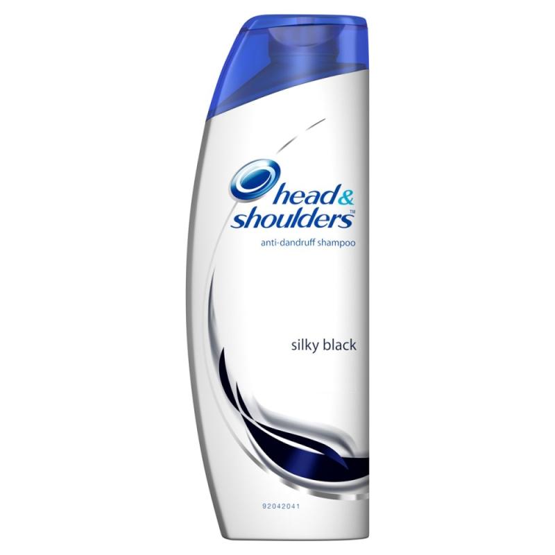 Head & Shoulders Silky Black Anti-Dandruff Shampoo - 180 ml