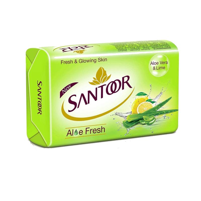 Santoor Aloe Fresh Soap - 5x125 g