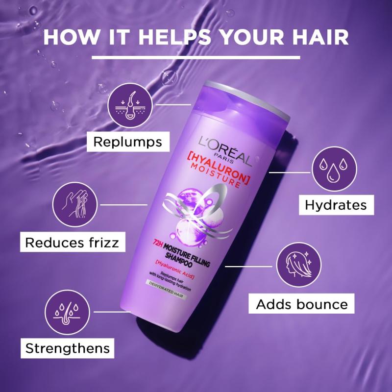 L'Oreal Paris Hyaluron Moisture Shampoo - 340 ml
