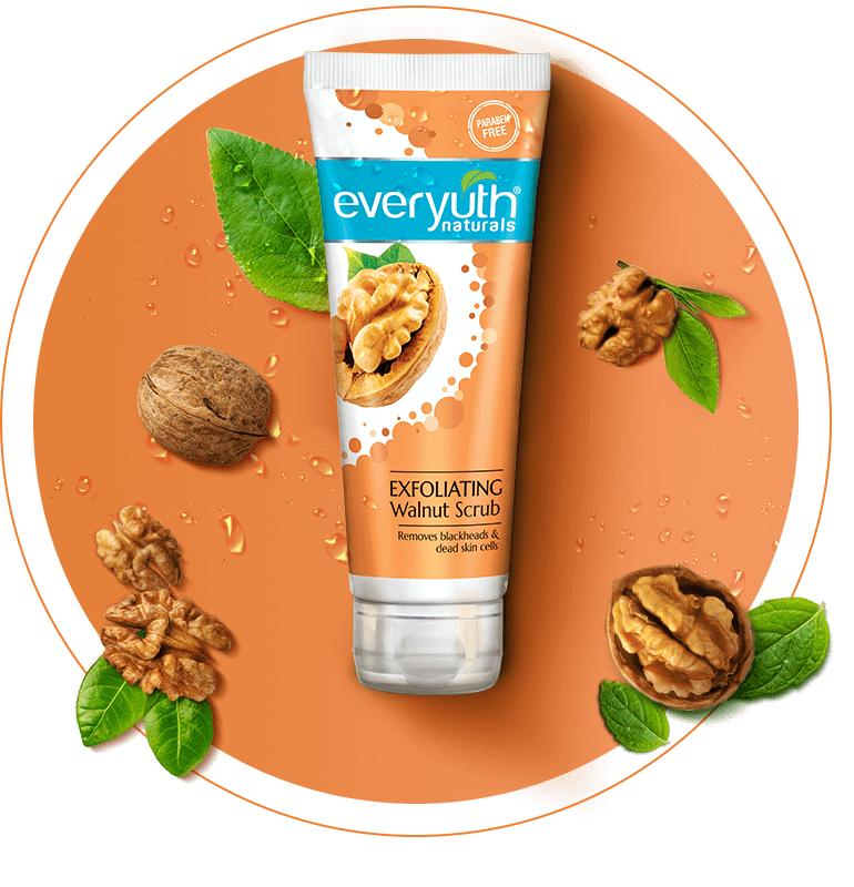 Everyuth Exfoliating Walnut Scrub - 50 g