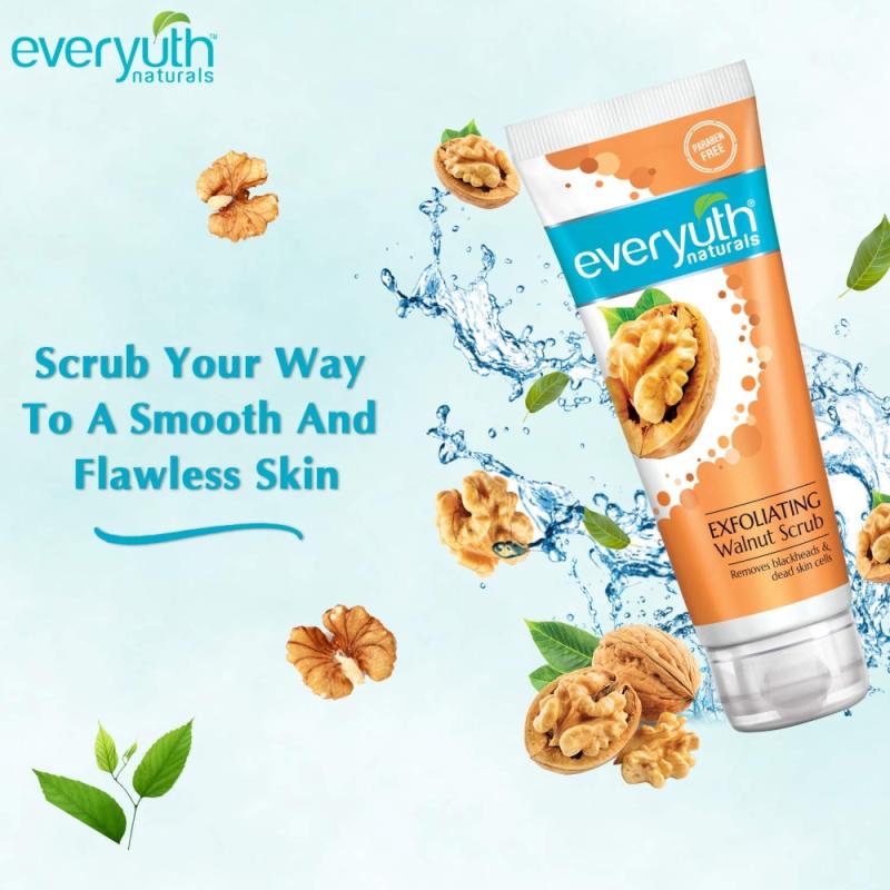 Everyuth Exfoliating Walnut Scrub - 50 g