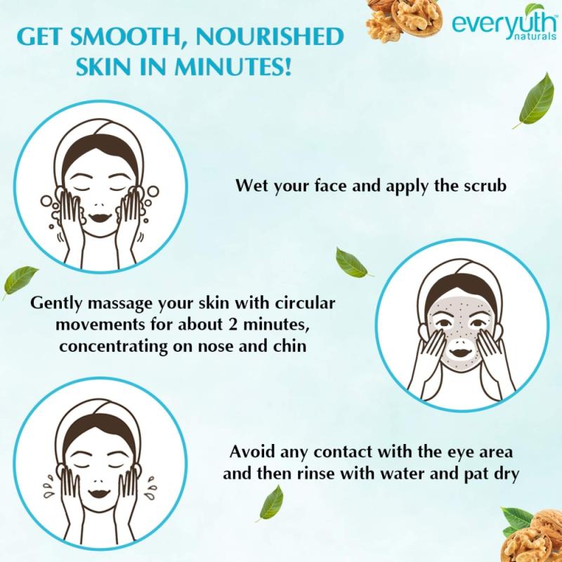 Everyuth Exfoliating Walnut Scrub - 100 g