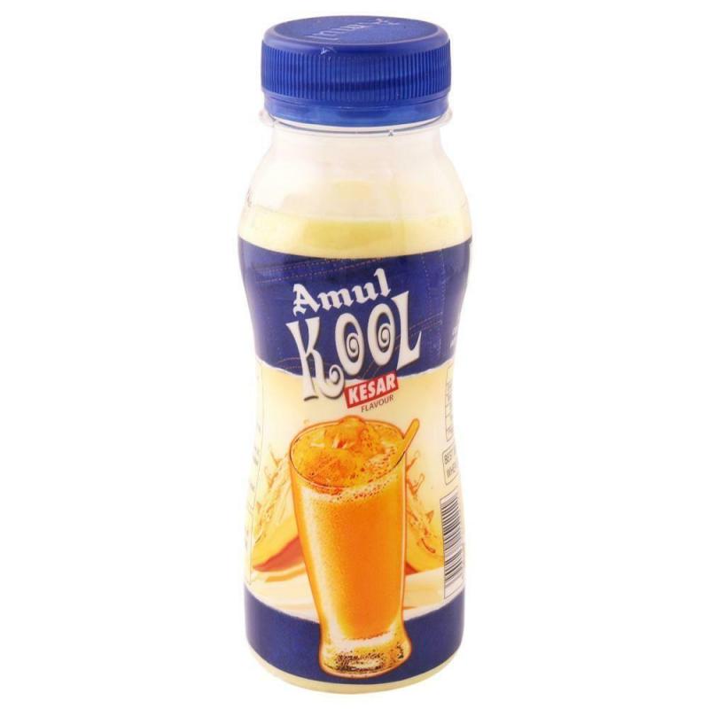 Amul Kool Kesar Flavour Milk (Pet Bottle) - 180 ml