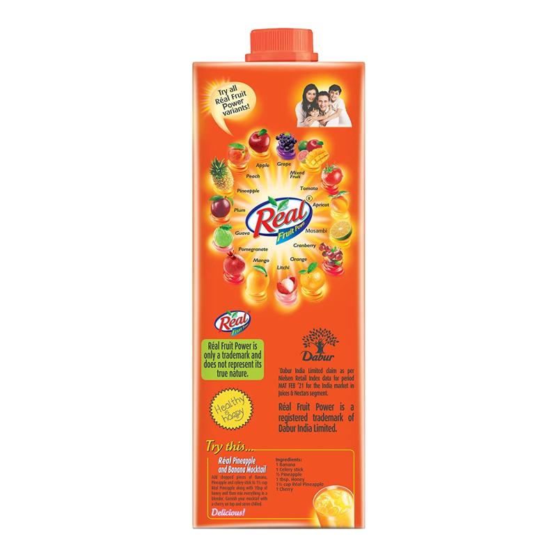 Real Fruit Power Pineapple Juice - 1 L