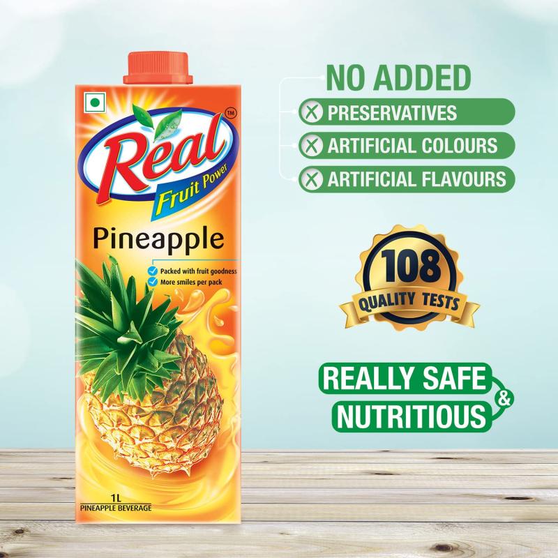 Real Fruit Power Pineapple Juice - 1 L