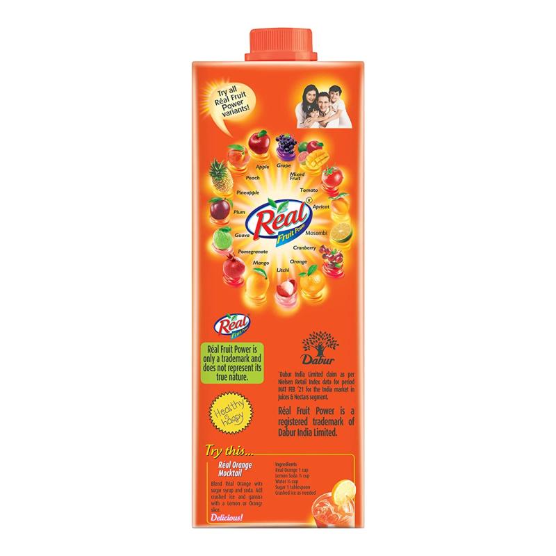 Real Fruit Power Orange Juice - 1 L