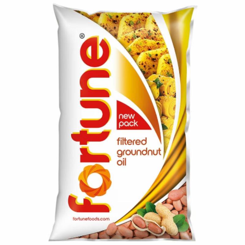 Fortune Filtered Groundnut Oil - 870 g