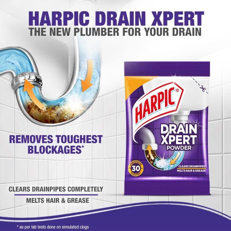 Harpic Drain Xpert Powder - 50 g