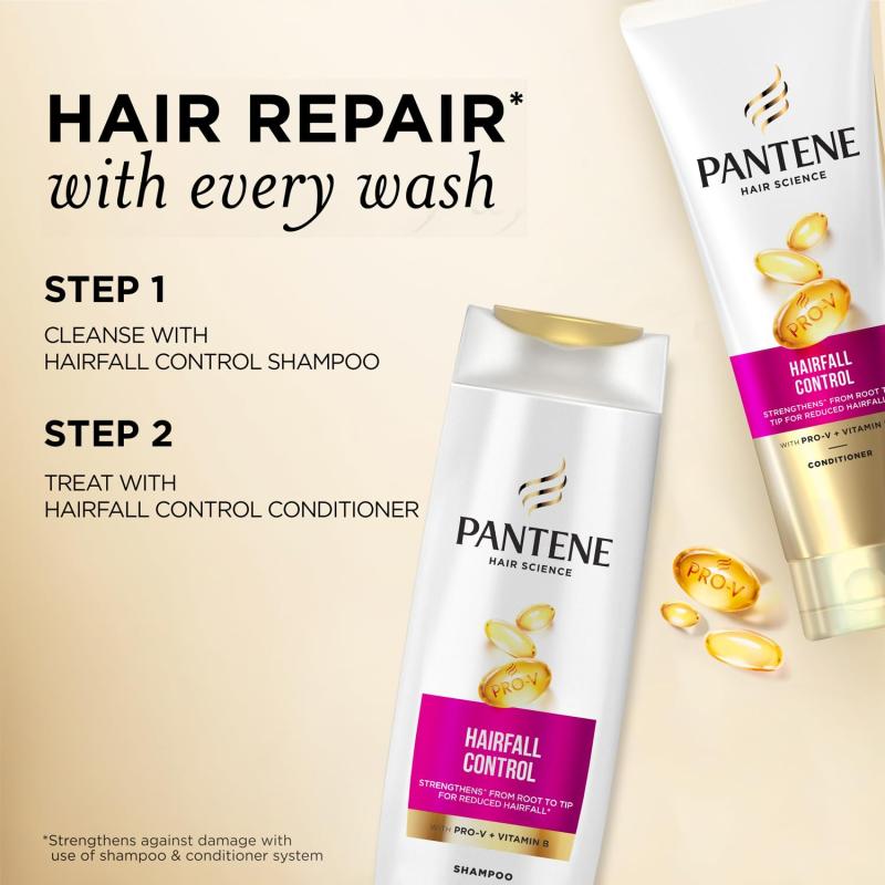 Pantene Hair Fall Control Shampoo - 340 ml